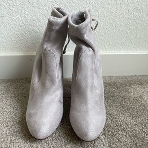 Grey booties